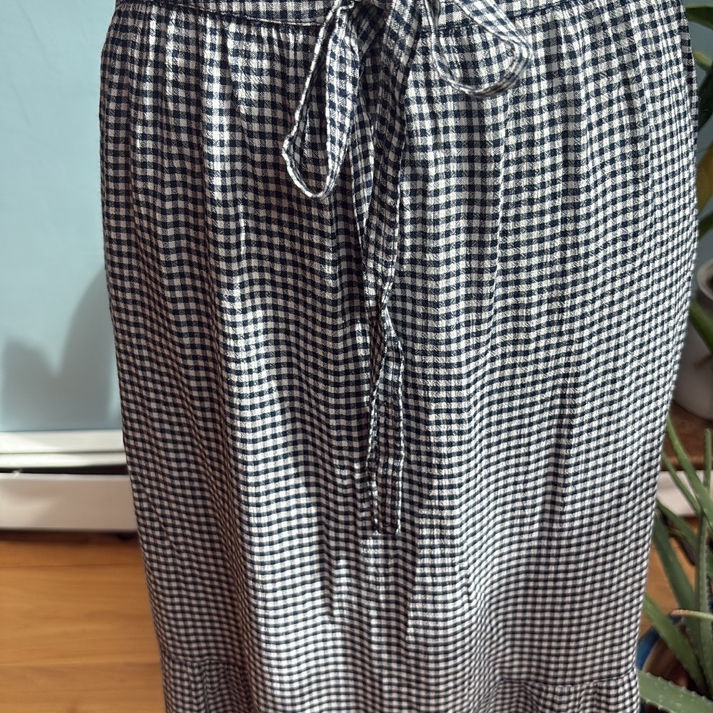 NWT Fat Face GinghamTie Front Maxi Skirt. Size 14 - Picture 2 of 8